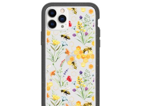 Clear Sweet Bees iPhone 11 Pro Case With Black Ridge Online Sale