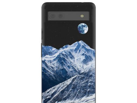 Black Night Slopes Google Pixel 6a Case Fashion