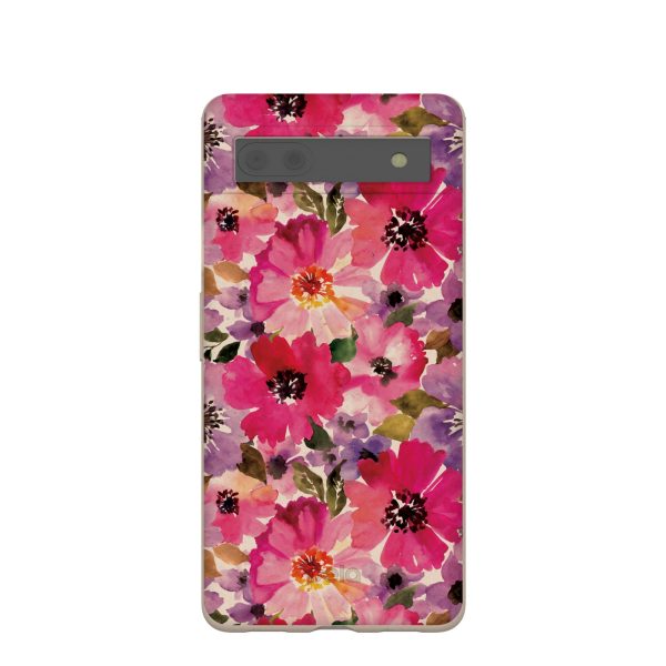 Seashell Painted Petals Google Pixel 6a Case Cheap