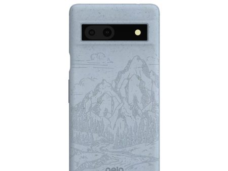 Powder Blue Rockies Google Pixel 7a Case on Sale