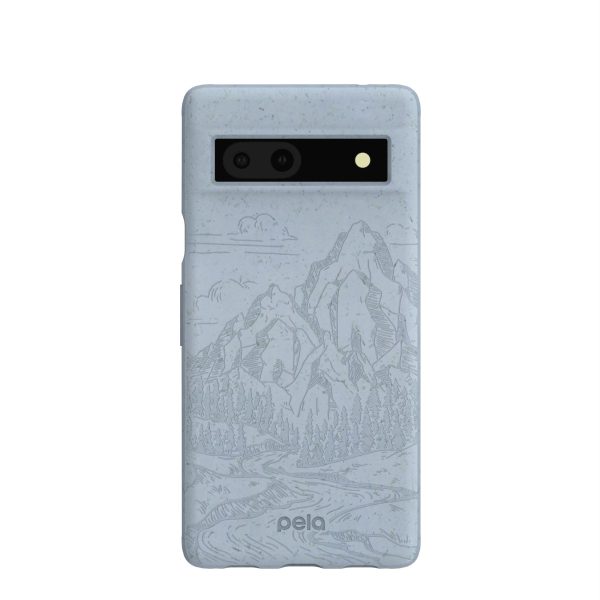 Powder Blue Rockies Google Pixel 7a Case on Sale