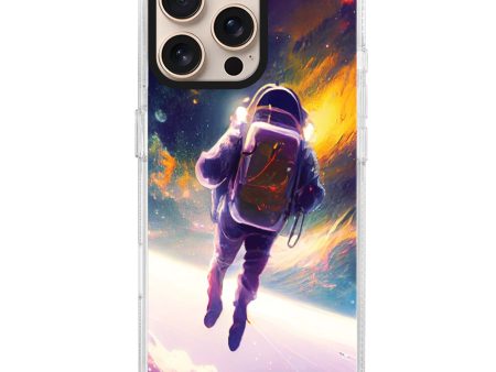 Flying Astronaut iPhone 15 Pro Ultra Clear Case Discount