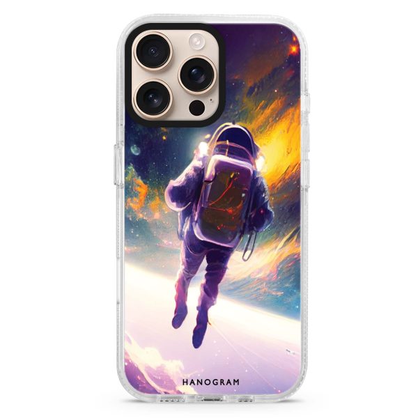 Flying Astronaut iPhone 15 Pro Ultra Clear Case Discount