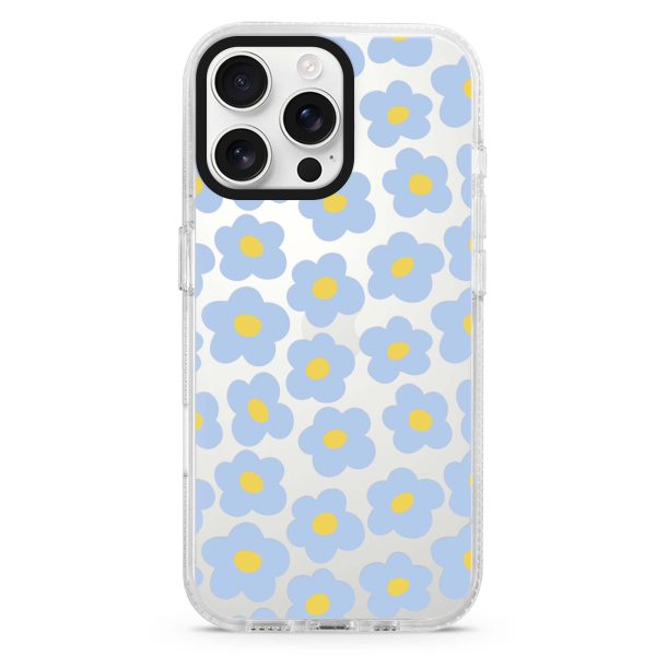 Flowers Pattern iPhone 15 Pro Ultra Clear Case Supply