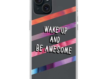 Wake up iPhone 15 Ultra Clear Case on Sale