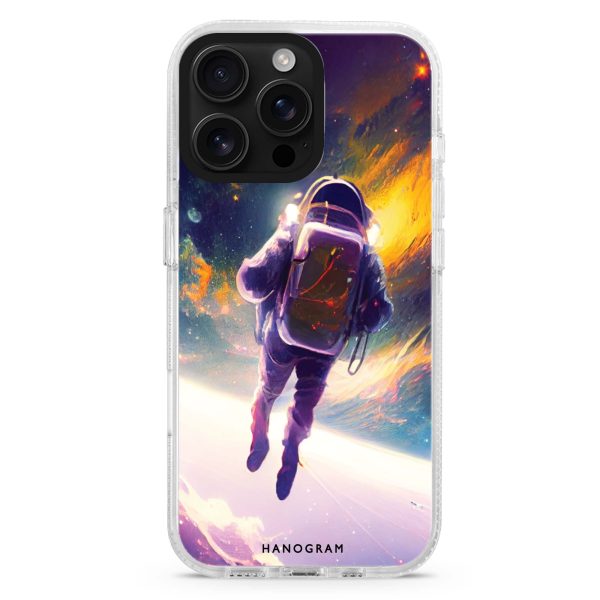 Flying Astronaut iPhone 15 Pro Ultra Clear Case Discount