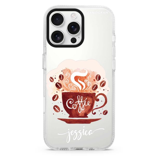 Fragrant coffee iPhone 15 Pro Ultra Clear Case Discount