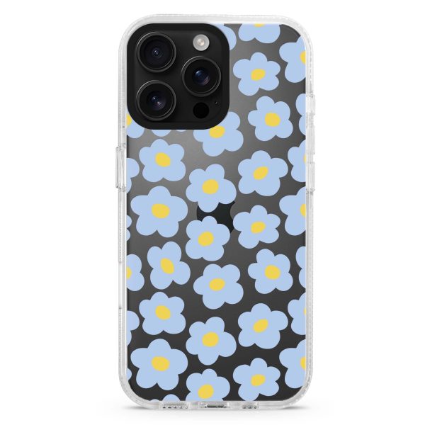 Flowers Pattern iPhone 15 Pro Ultra Clear Case Supply