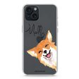 Welsh Corgi iPhone 15 Ultra Clear Case For Cheap