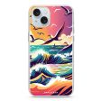 Waves & seagulls iPhone 15 Ultra Clear Case Hot on Sale