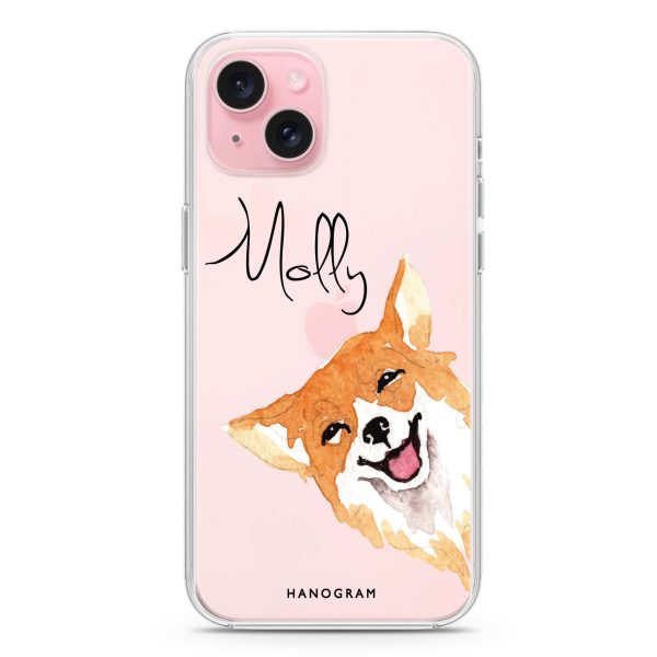 Welsh Corgi iPhone 15 Ultra Clear Case For Cheap