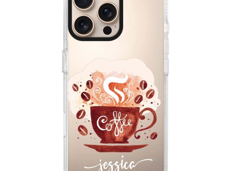 Fragrant coffee iPhone 15 Pro Ultra Clear Case Discount