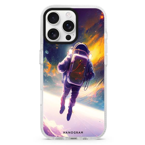 Flying Astronaut iPhone 15 Pro Ultra Clear Case Discount