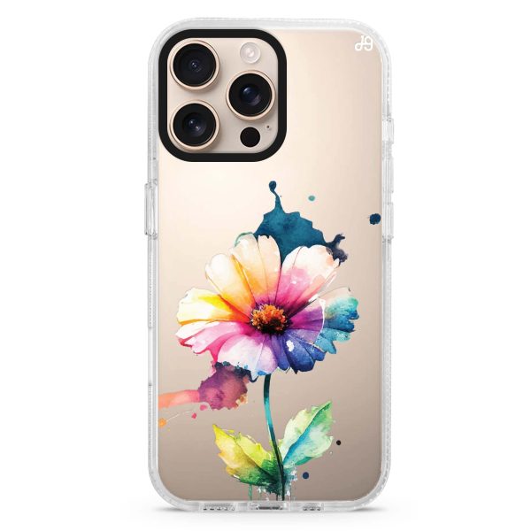 A Beautiful Flower iPhone 15 Pro Max Ultra Clear Case Hot on Sale