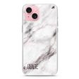 White Marble iPhone 15 Ultra Clear Case For Sale