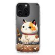 A Cute Cat iPhone 15 Pro Ultra Clear Case Sale