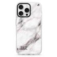 White Marble iPhone 15 Pro Ultra Clear Case on Sale