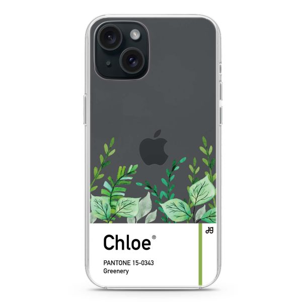 #15-0343 Greenery I iPhone 15 Ultra Clear Case Online Sale