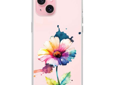 A Beautiful Flower iPhone 15 Plus Ultra Clear Case For Cheap