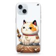 A Cute Cat iPhone 15 Ultra Clear Case on Sale