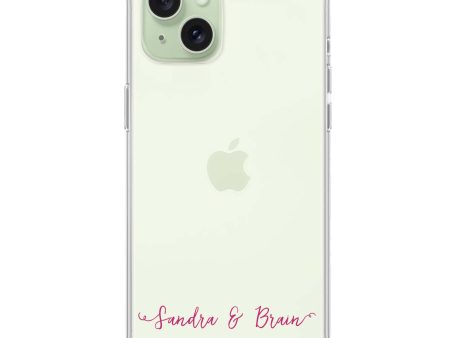 You & Me & Our Date iPhone 15 Ultra Clear Case Supply