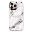 White Marble iPhone 15 Pro Ultra Clear Case on Sale