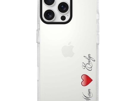 You & Me iPhone 15 Pro Ultra Clear Case Sale