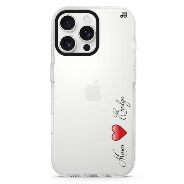 You & Me iPhone 15 Pro Ultra Clear Case Sale