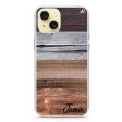 Wood Grain Varigegated iPhone 15 Ultra Clear Case For Discount