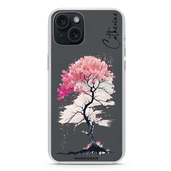 A Cherry tree iPhone 15 Ultra Clear Case Online Hot Sale