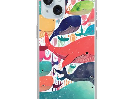 Whale Ocean iPhone 15 Plus Ultra Clear Case Sale