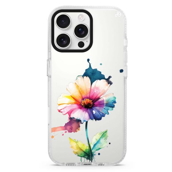 A Beautiful Flower iPhone 15 Pro Max Ultra Clear Case Hot on Sale