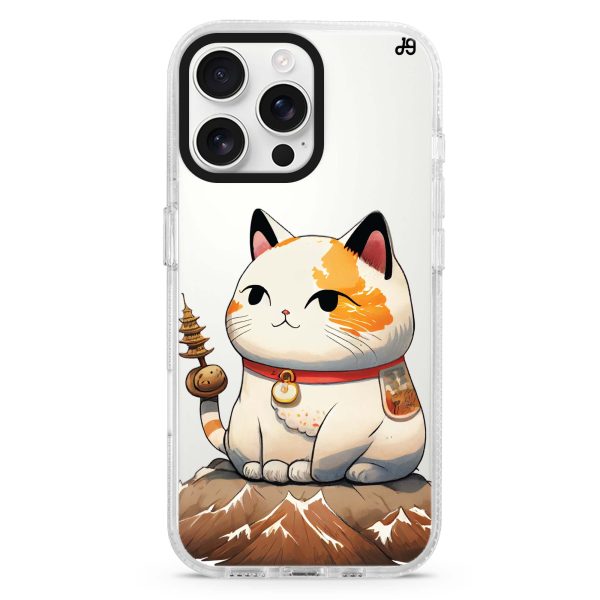 A Cute Cat iPhone 15 Pro Ultra Clear Case Sale