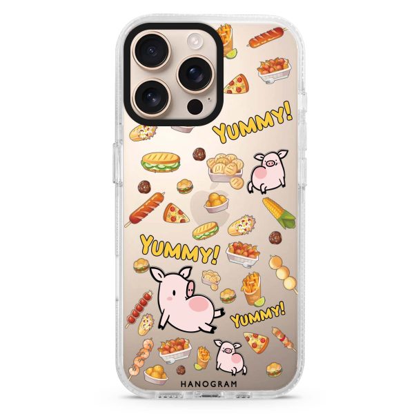 Yummy Piggy iPhone 15 Pro Ultra Clear Case Fashion