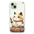 A Cute Cat iPhone 15 Ultra Clear Case on Sale