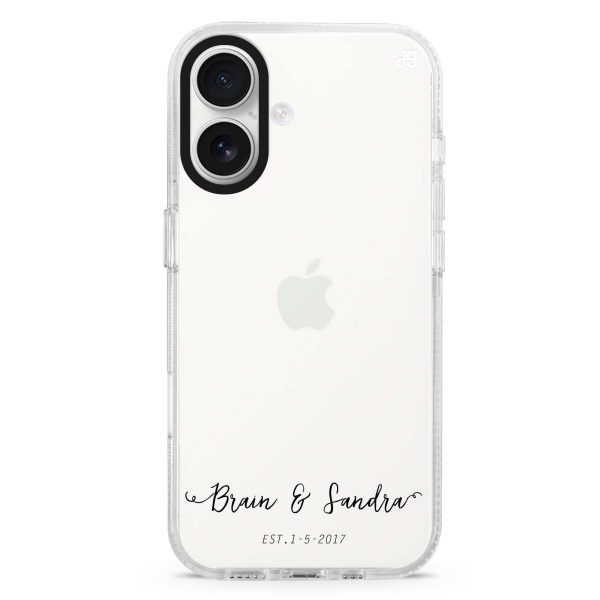 You & Me & Our Date iPhone Ultra Clear Case Online Sale