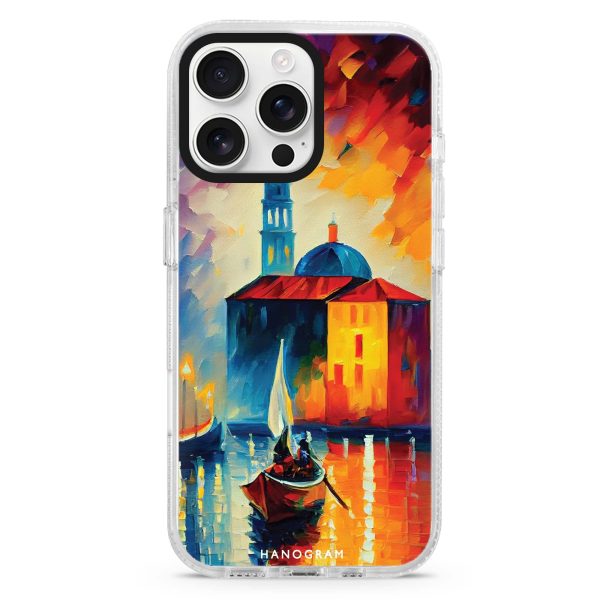 A Boat in Italy iPhone 15 Pro Ultra Clear Case Cheap