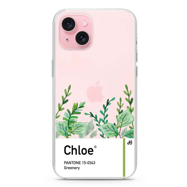 #15-0343 Greenery I iPhone 15 Ultra Clear Case Online Sale