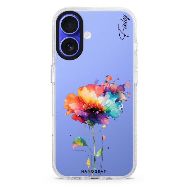 A Beautiful Watercolour Flower iPhone Ultra Clear Case Fashion