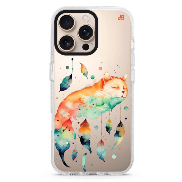 A Dream Cat iPhone 15 Pro Max Ultra Clear Case Cheap