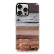 Wood Grain Varigegated iPhone 15 Pro Ultra Clear Case For Discount