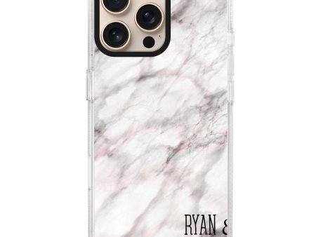 White Marble iPhone 15 Pro Ultra Clear Case Cheap