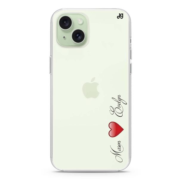 You & Me iPhone 15 Plus Ultra Clear Case For Cheap