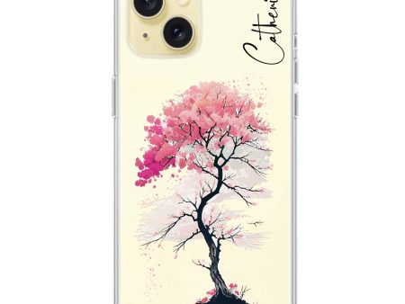 A Cherry tree iPhone 15 Plus Ultra Clear Case Hot on Sale