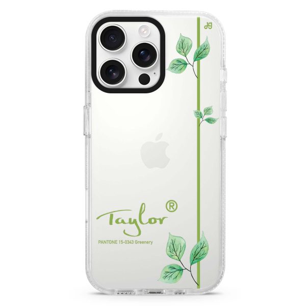 #15-0343 Greenery II iPhone 15 Pro Ultra Clear Case For Sale