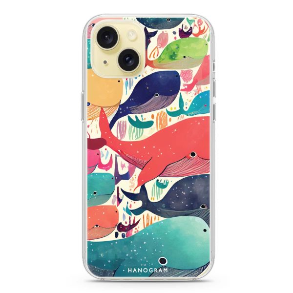 Whale Ocean iPhone 15 Plus Ultra Clear Case Sale