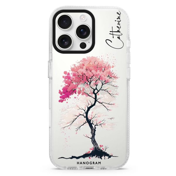 A Cherry tree iPhone 15 Pro Ultra Clear Case For Sale