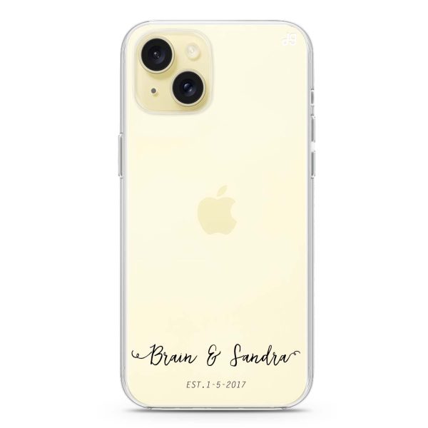 You & Me & Our Date iPhone 15 Plus Ultra Clear Case Online