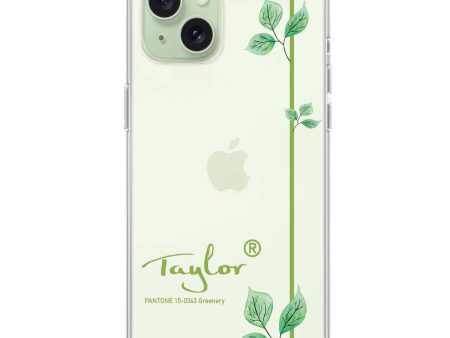 #15-0343 Greenery II iPhone 15 Ultra Clear Case For Cheap