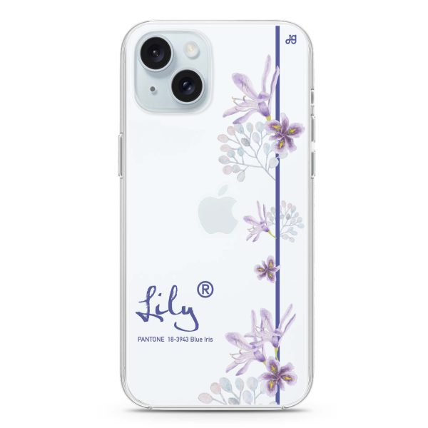 #18-3943 Blue Iris II iPhone 15 Ultra Clear Case on Sale